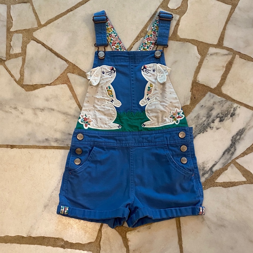 Mini Boden bunny overalls